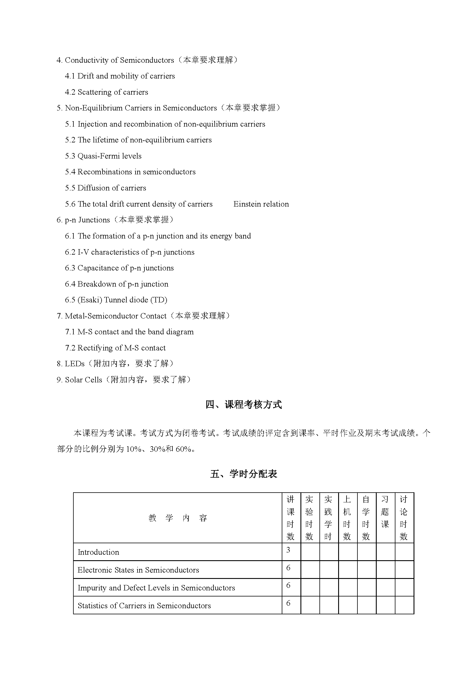 半导体物理
