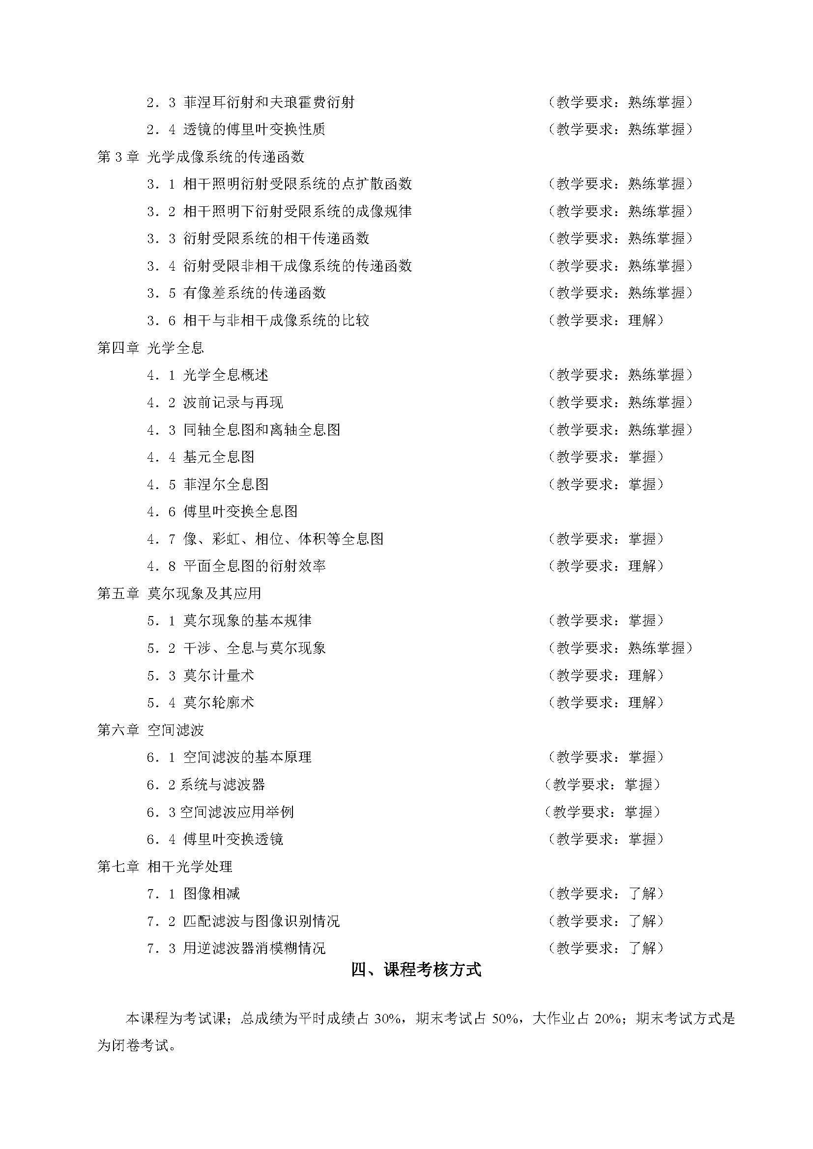 光学信息及处理