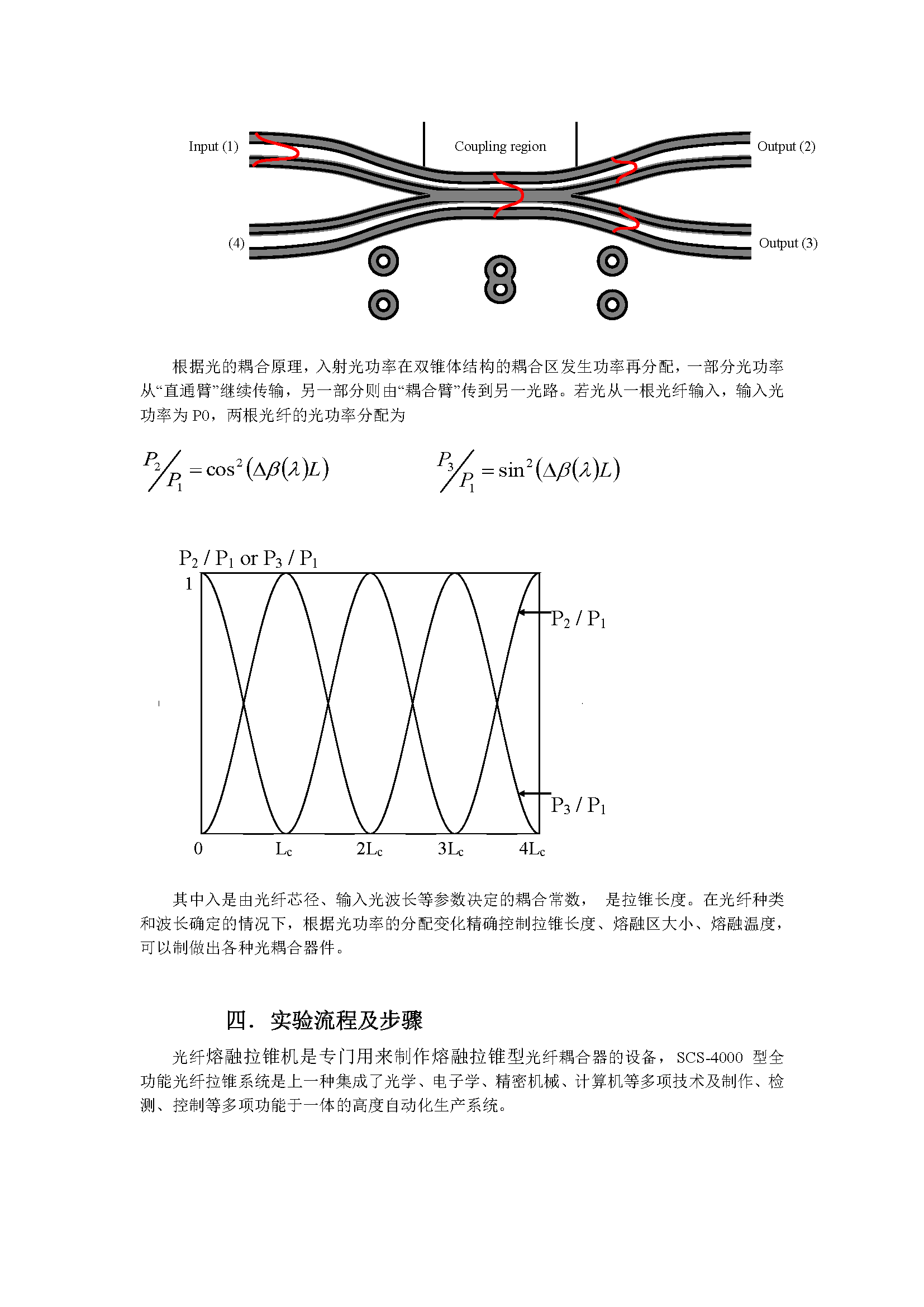 熔融拉锥光纤耦合器