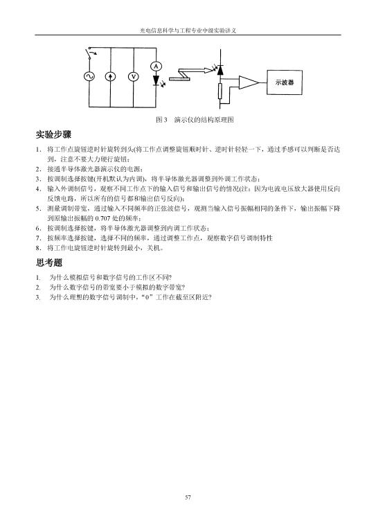 半导体激光器实验